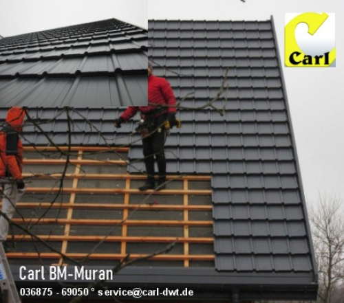 Metall Dachziegelprofil als Modul Typ Carl BM-Muran