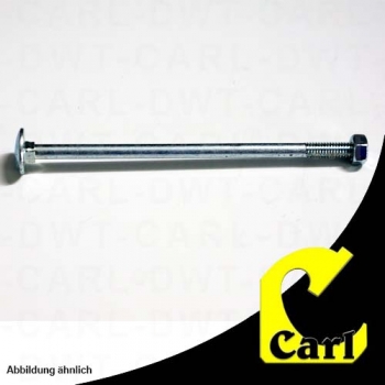 M6 120 mm Schloßschrauben mit Mutter verzinkt