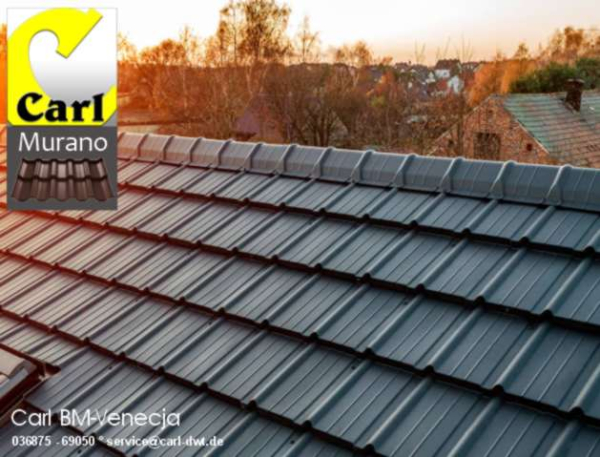 Metall Dachziegelprofil als Modul Typ Carl BM-Muran